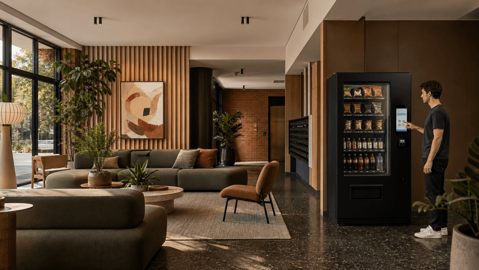 Premium apartment residents lounge