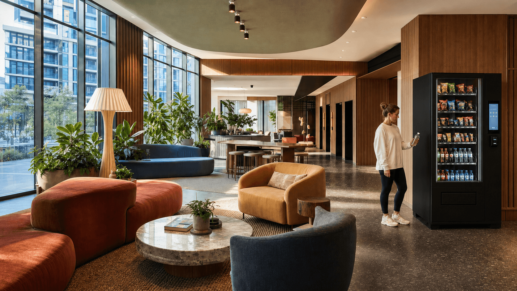 VendHaus integrated into a premium apartment lobby for residents